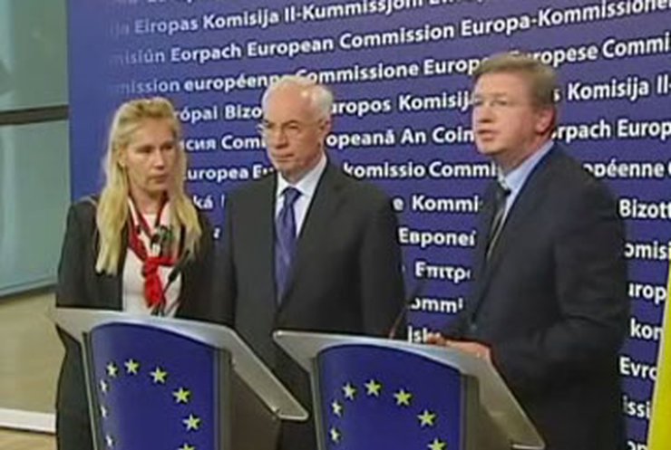 Премьер обсуждает в Брюсселе вопросы Украина-ЕС