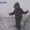 В горные районы Германии пришла зима