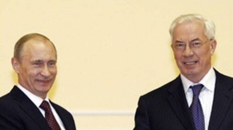 Азаров договорился с Путиным о цене на газ в I квартале 2011 года