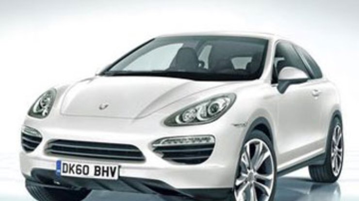 В Сети появились первые фотографии кроссовера Porsche Cajun