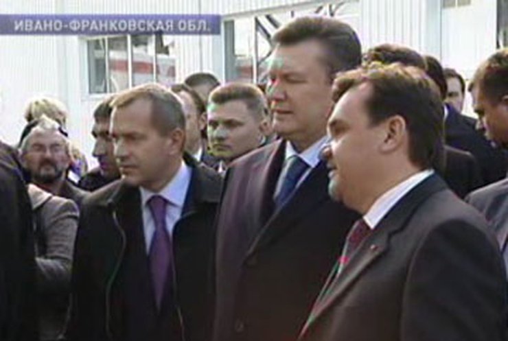 Виктор Янукович посетил Калуш