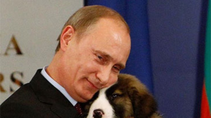Путину в Болгарии подарили щенка