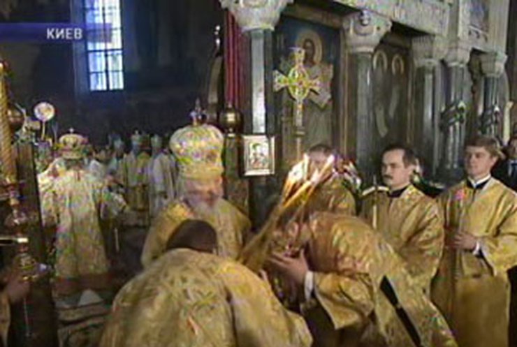 Патриарх Кирилл приехал на юбилей главы УПЦ