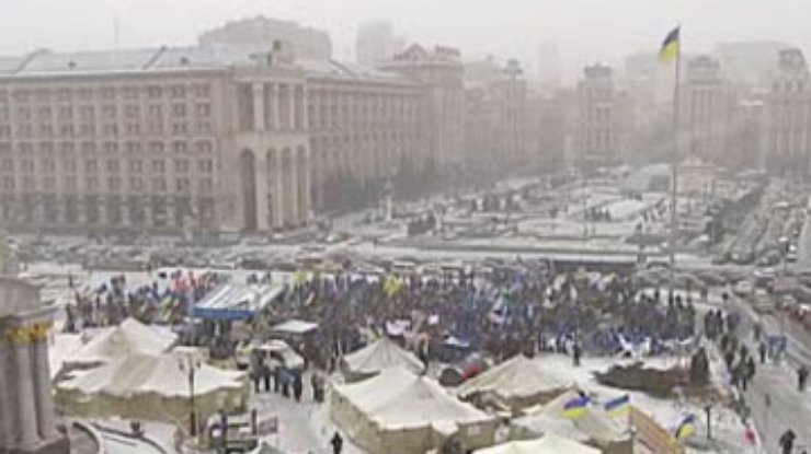 МВД: Палатки с Майдана убрали по решению суда, задержанных нет