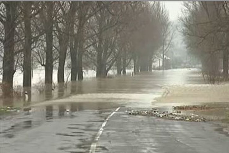 В Закарпатье из-за наводнения затоплено восемь районов области