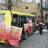 Во Львове трамвай врезался в маршрутку