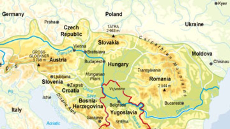 Еврокомиссия подготовила Стратегию развития Дунайского региона
