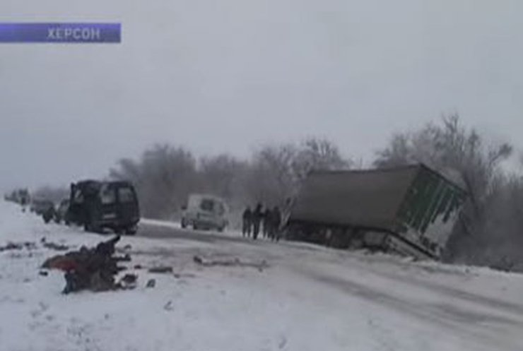 Херсон второй день находится во власти тумана