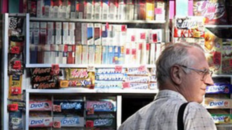 В киевских киосках запретили продавать алкоголь и табак