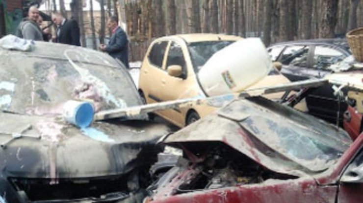 Машина Козловского сильно пострадала в ДТП