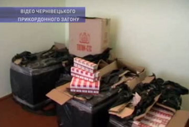 На Буковине пограничники задержали большую контрабанду сигарет