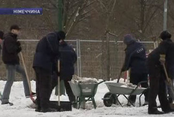 Сильные осадки парализовали Европу