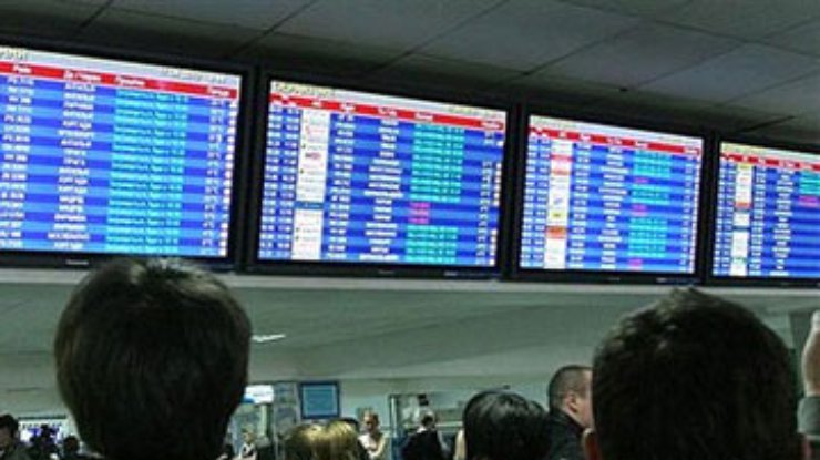 В Борисполе задерживаются почти 40 рейсов