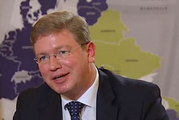 Еврокомиссар по вопросам расширения ЕС посетил Украину