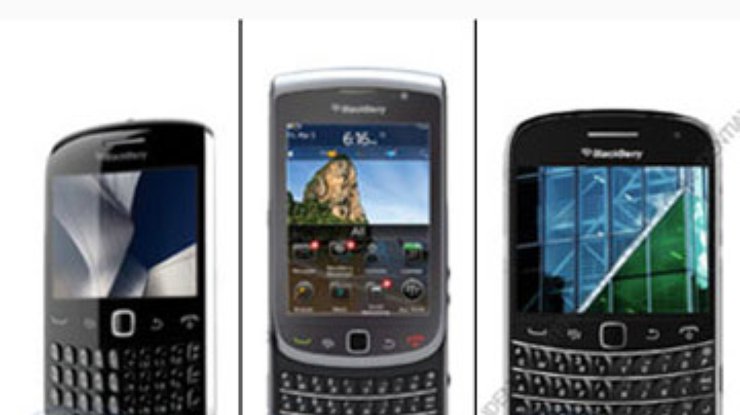 Компания RIM выпустит три новых смартфона BlackBerry