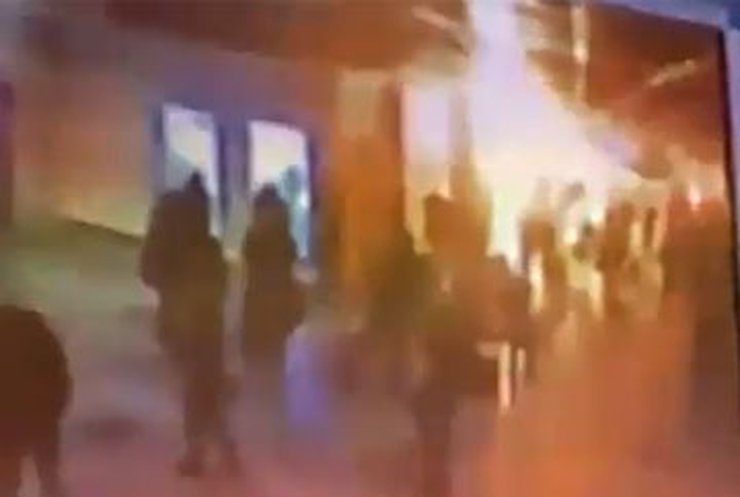 Обнародовано видео взрыва в Домодедово