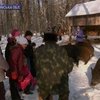 На Волыни школьники кормят жителей леса