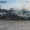 На Луганщине сгорел старинный деревянный храм