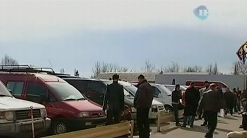 На Ивано-Франковской таможне собрались вереницы грузовых автомобилей