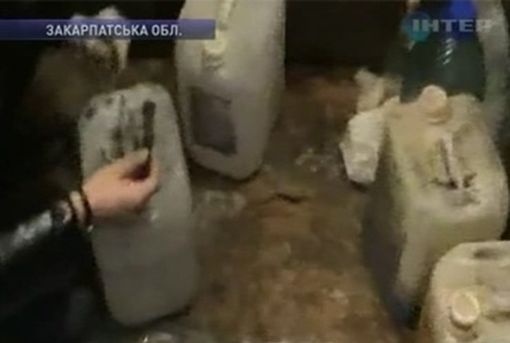 В Ужгороде обнаружены два подпольных цеха по производству коньяка