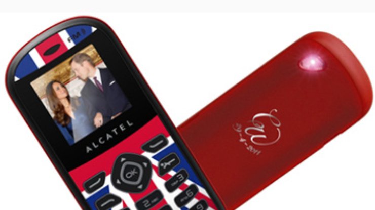 Alcatel выпустила телефон в честь свадьбы британского принца