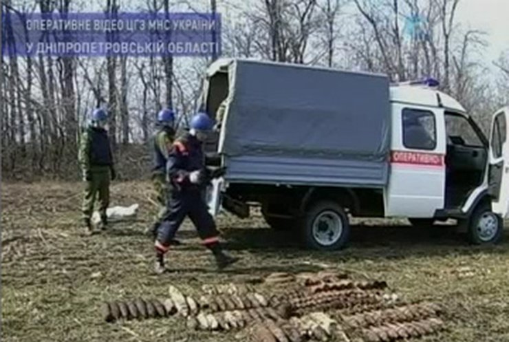 На Днепропетровщине обнаружен арсенал оружия времен Великой Отечественной Войны