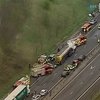 Авария парализовала крупную автомагистраль Британии