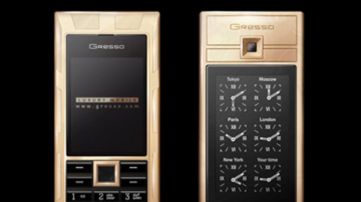 Luxor World Time Gold: Российский телефон в золотом корпусе