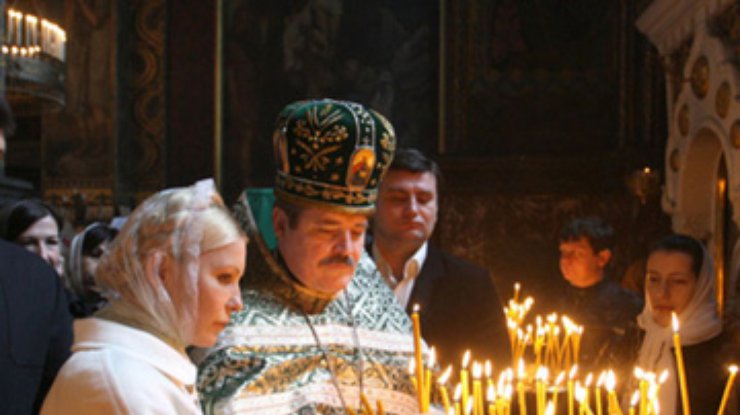 Тимошенко посетила богослужения разных конфессий