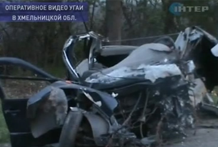 В Хмельницкой области в ДТП погибли пятеро подростков