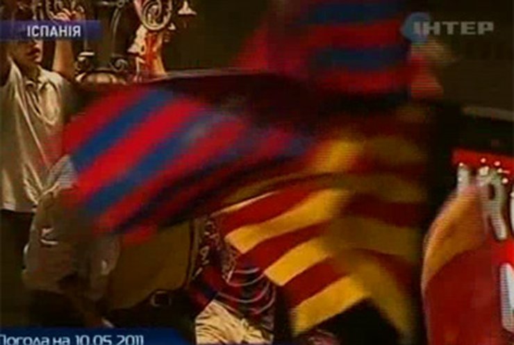 "Барселона" стала чемпионом Испании в третий раз подряд