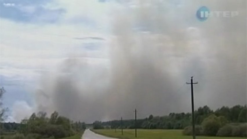 Пожар на военном складе в Башкирии полностью погасили