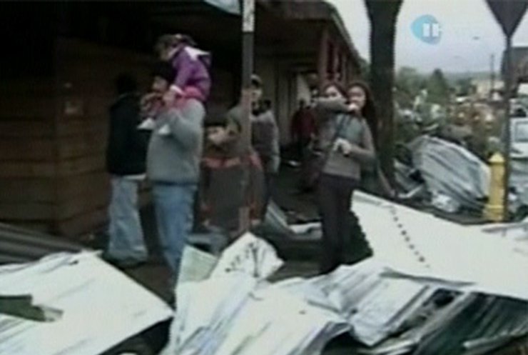 Над чилийским городом Вилларика пронесся торнадо