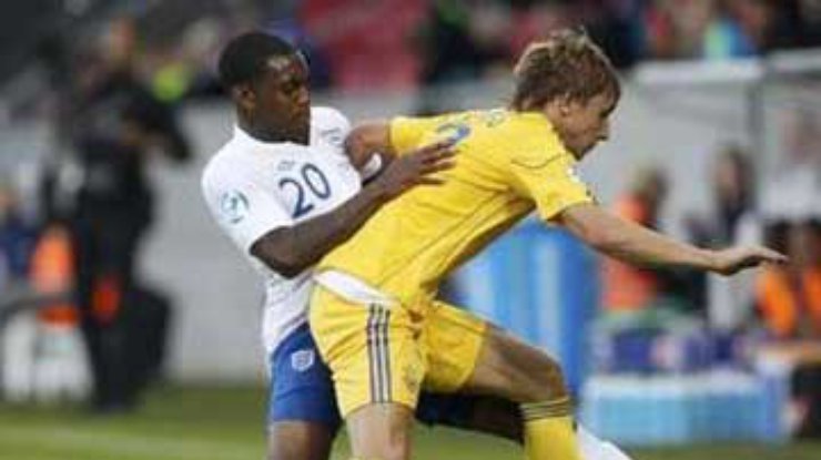 Украина сыграла вничью с Англией