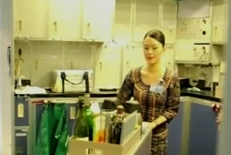 Сингапурских стюардесс учат вежливости зеркальным методом