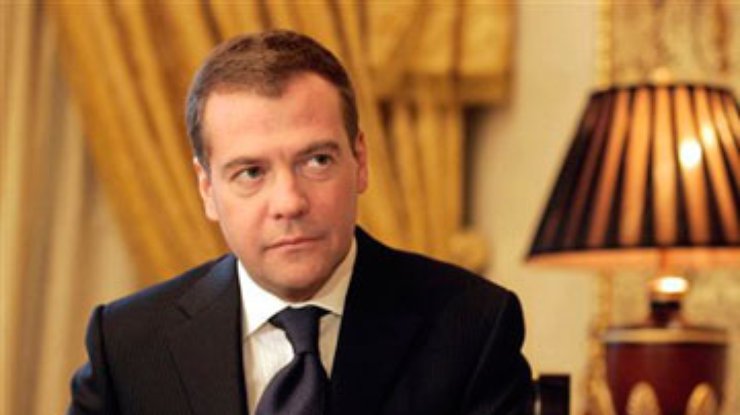 Медведев поздравил Януковича с Днем независимости Украины
