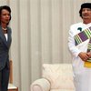 В резиденции Каддафи нашли фотографии Кондолизы Райс