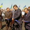 На Житомирщине Янукович открыл транспортную развязку