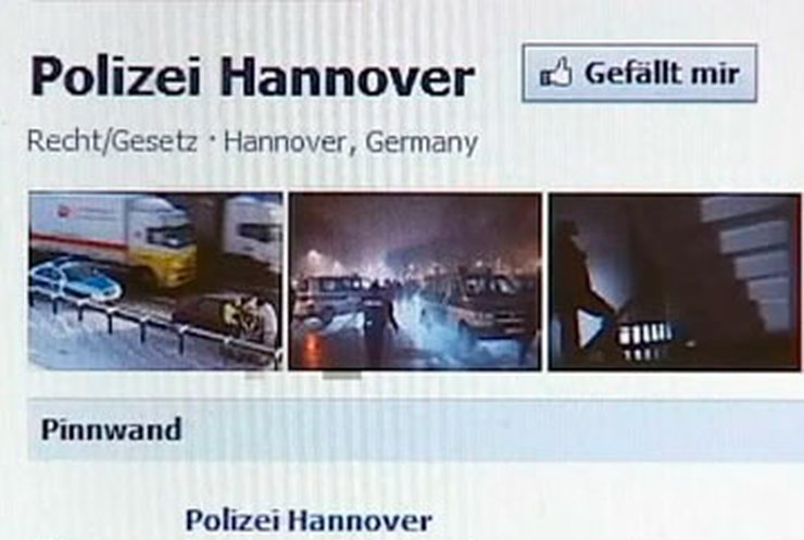 В Германии ищут преступников через соцсети