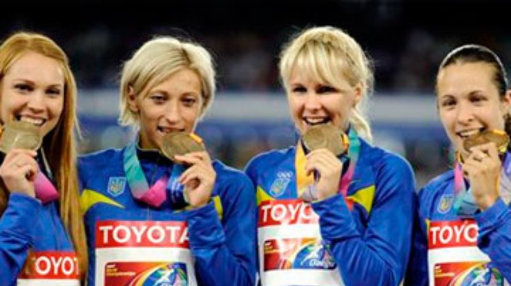 Украинки взяли бронзу в эстафете на ЧМ по легкой атлетике