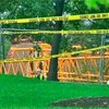 В Вашингтоне на Национальный собор упал строительный кран