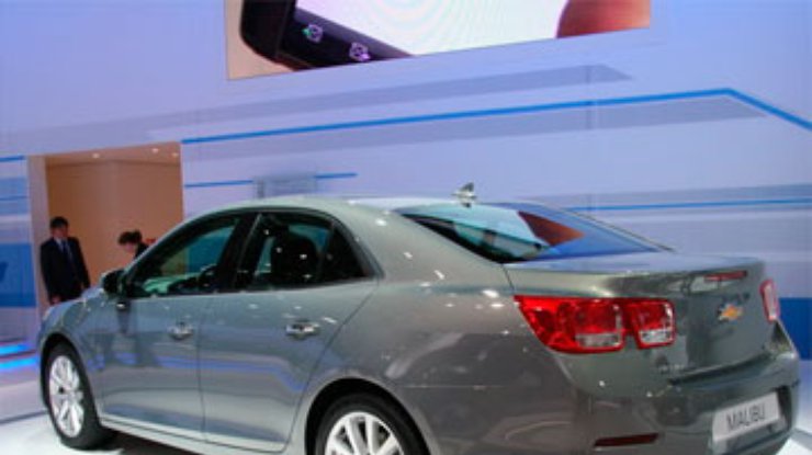 Chevrolet представила во Франкфурте новинку - Malibu 2013