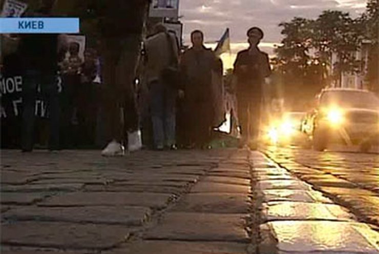 На Майдане Независимости прошла акция памяти Георгия Гонгадзе
