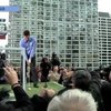 В США мастера игры в гольф соревновались в меткости на крыше Трамп-Тауэра