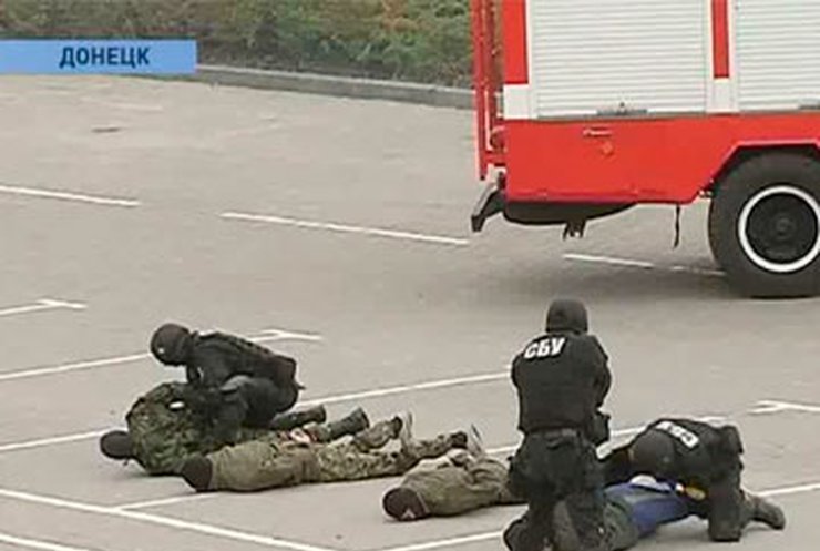 В Донецке прошли учения спецназа