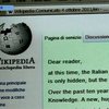 Итальянская версия "Википедии" временно прекратила работу из-за цензуры