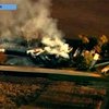 В штате Иллинойс перевернулся поезд со спиртом