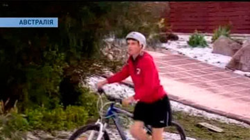 В Австралии в разгар весны выпал снег