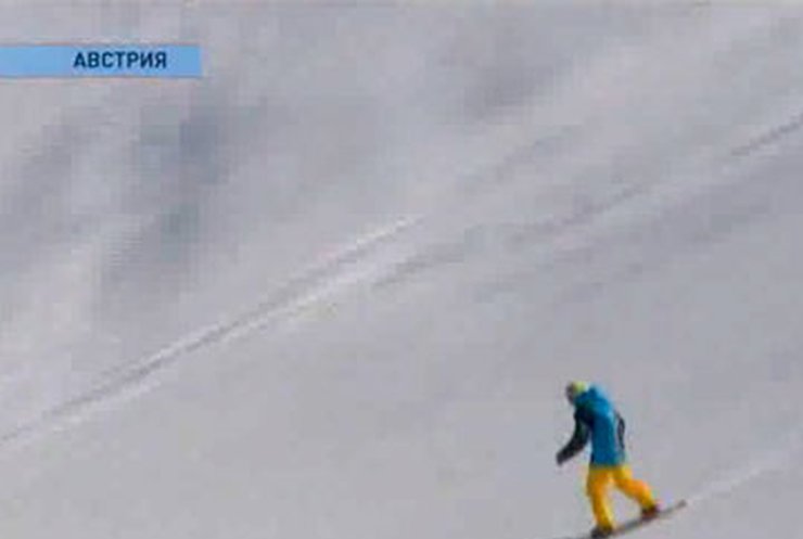 В Тироле прошли соревнования сноубордистов