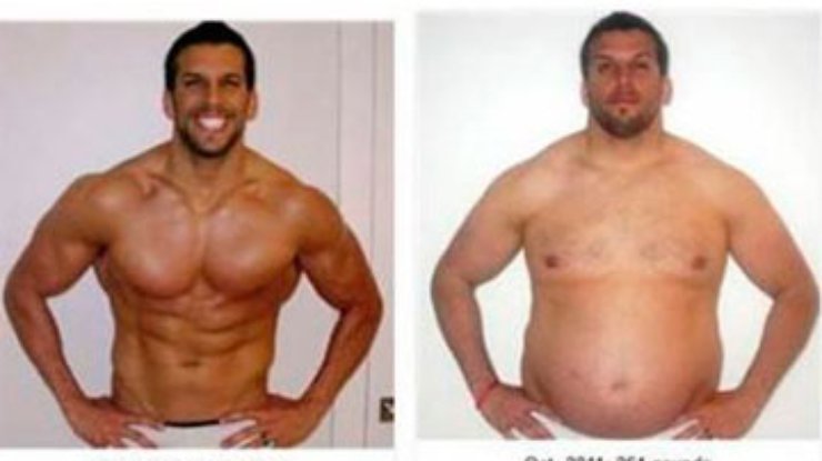 В США тренер по фитнесу набрал 32 килограмма ради здоровья клиентов